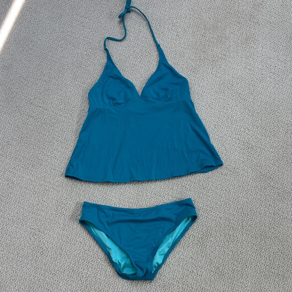 J. Crew Turquoise Swimwear Top